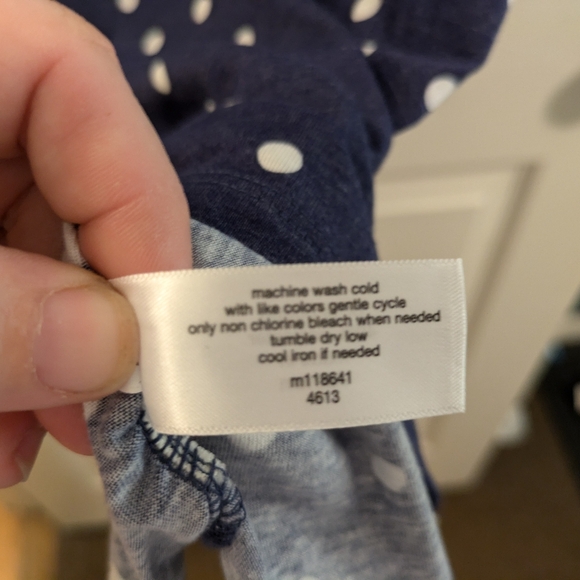 New with tags! Purple tee with white polka dots, size 22/24 - Picture 8 of 13